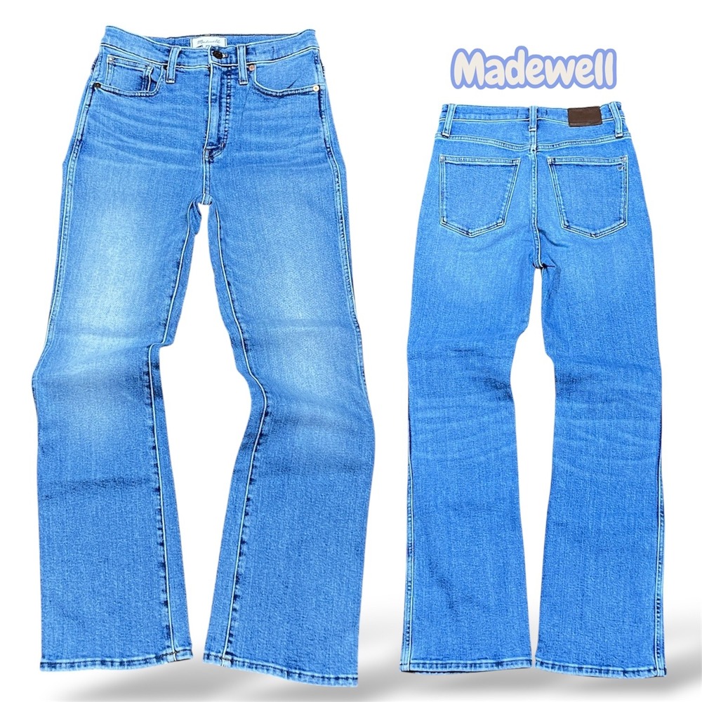 Madewell High-Rise Bootcut Jeans Medium Wash Blue Size 26 SKU-A28